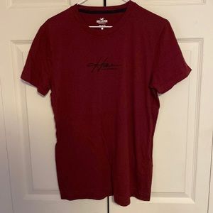 Red hollister shirt